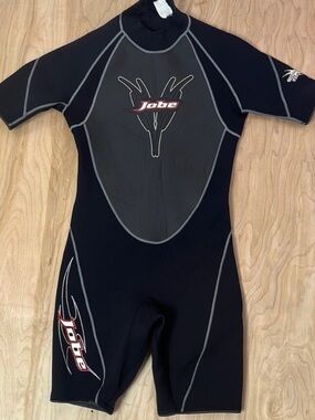 Jobe Short Sleeve Neoprene Wetsuit - Black and Gray